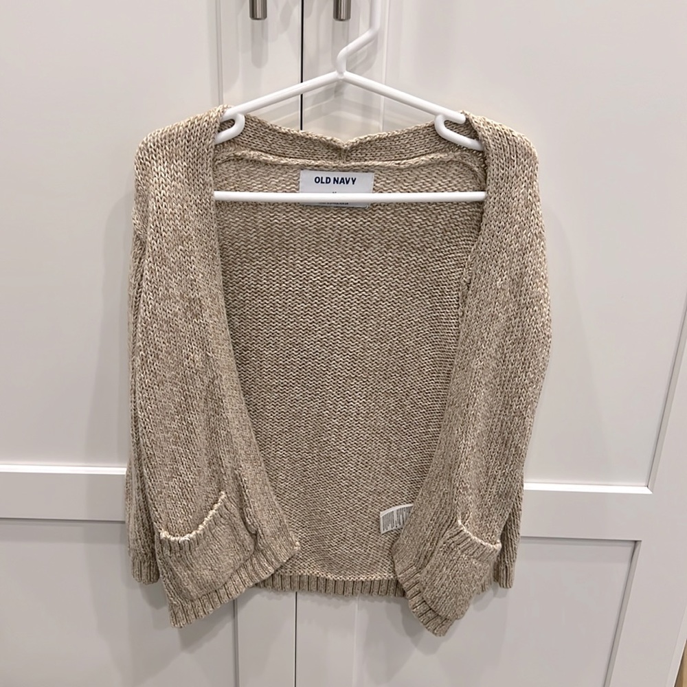 Old Navy Taupe Cardigan, size 3T